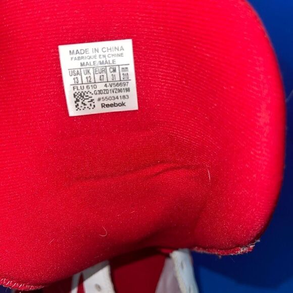 Reebok Flu 610 - 4-V56701 - red Size 13 - Picture 8 of 8